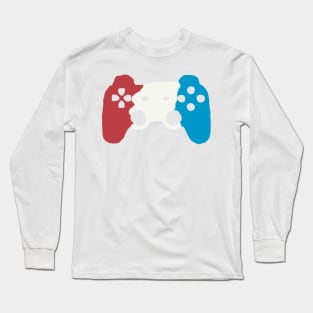 Red,White and Blue(controller) Long Sleeve T-Shirt